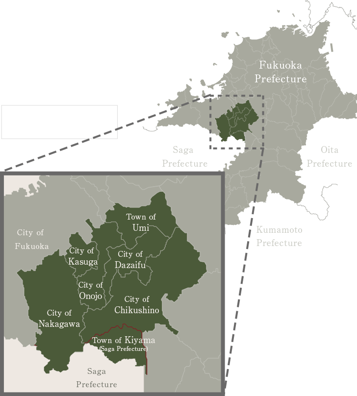 Western Capital” City and Town Location Map