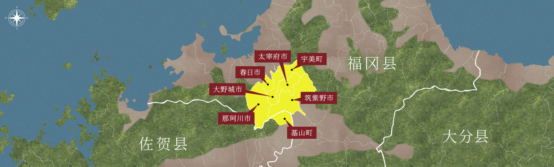 「西都」市町地图